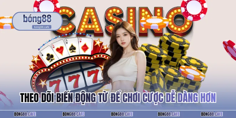 Theo dõi biến động từ để chơi cược dễ dàng hơn