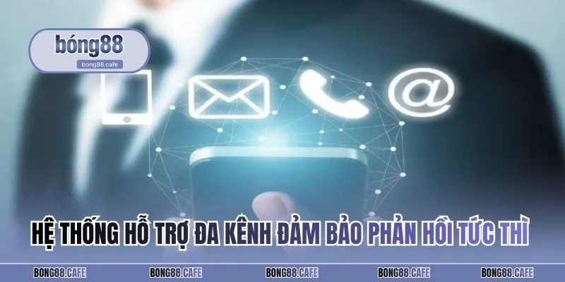 Hệ thống hỗ trợ đa kênh đảm bảo phản hồi tức thì 